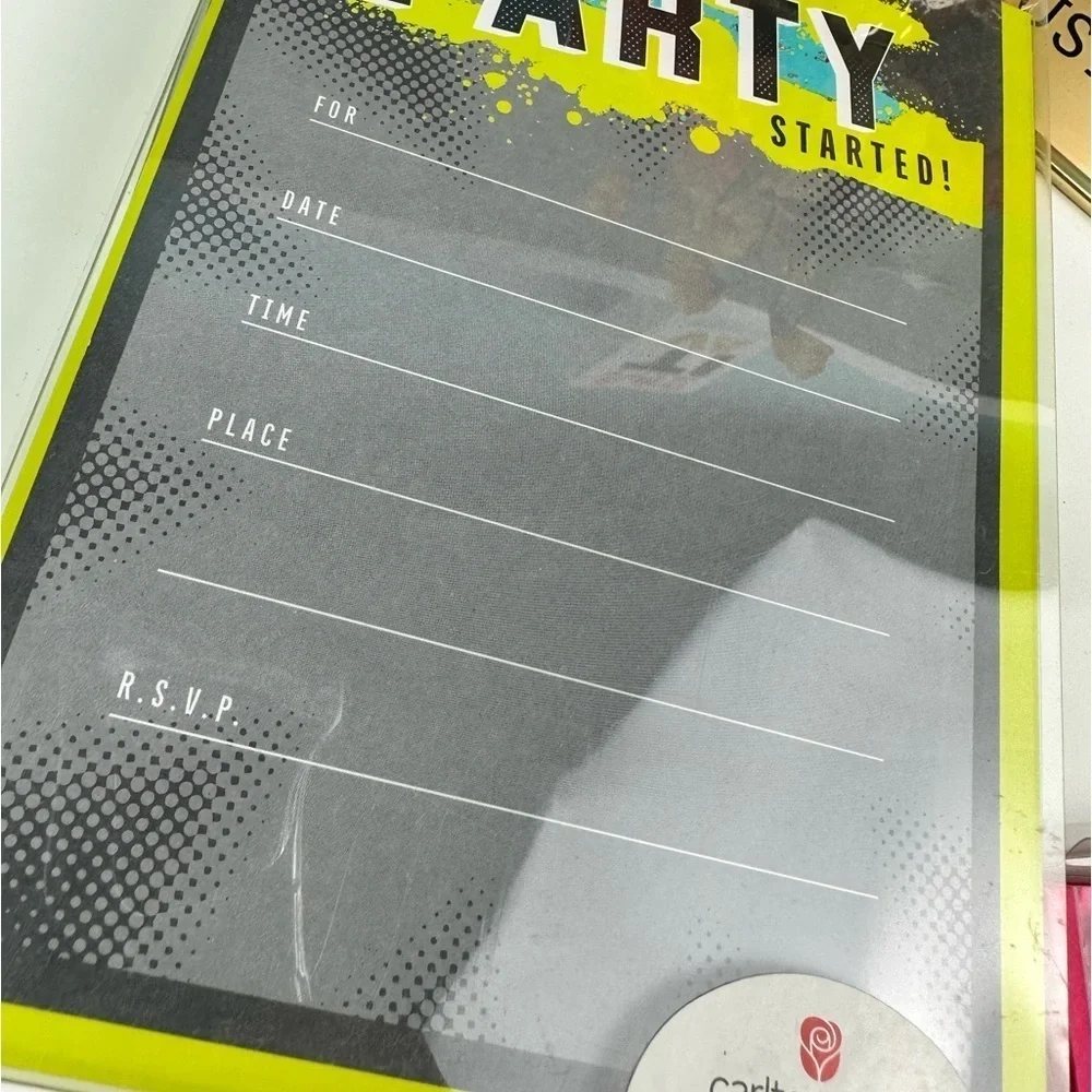 Carlton Cards, set of 2 party invitation boxes, each box has 10, new with tags
